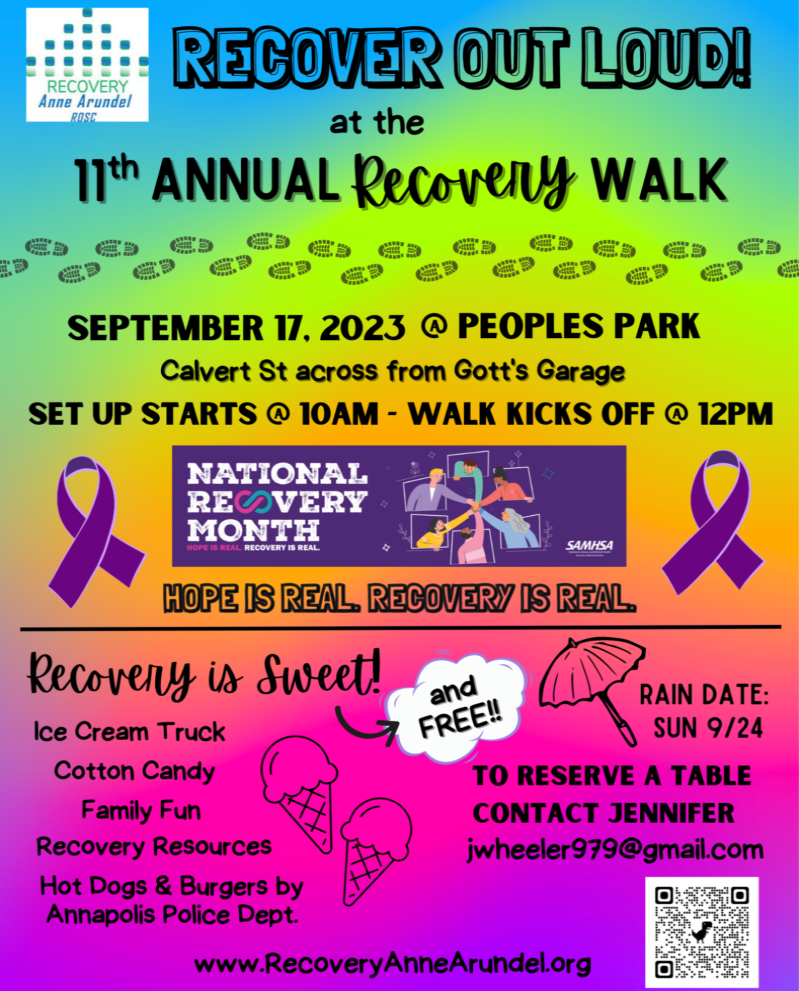 Recover Out Loud at the 11th Annual Recovery Walk