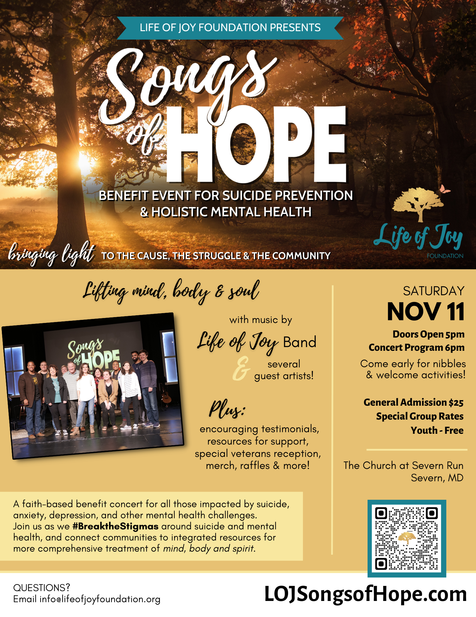 Songs of Hope Flyer
