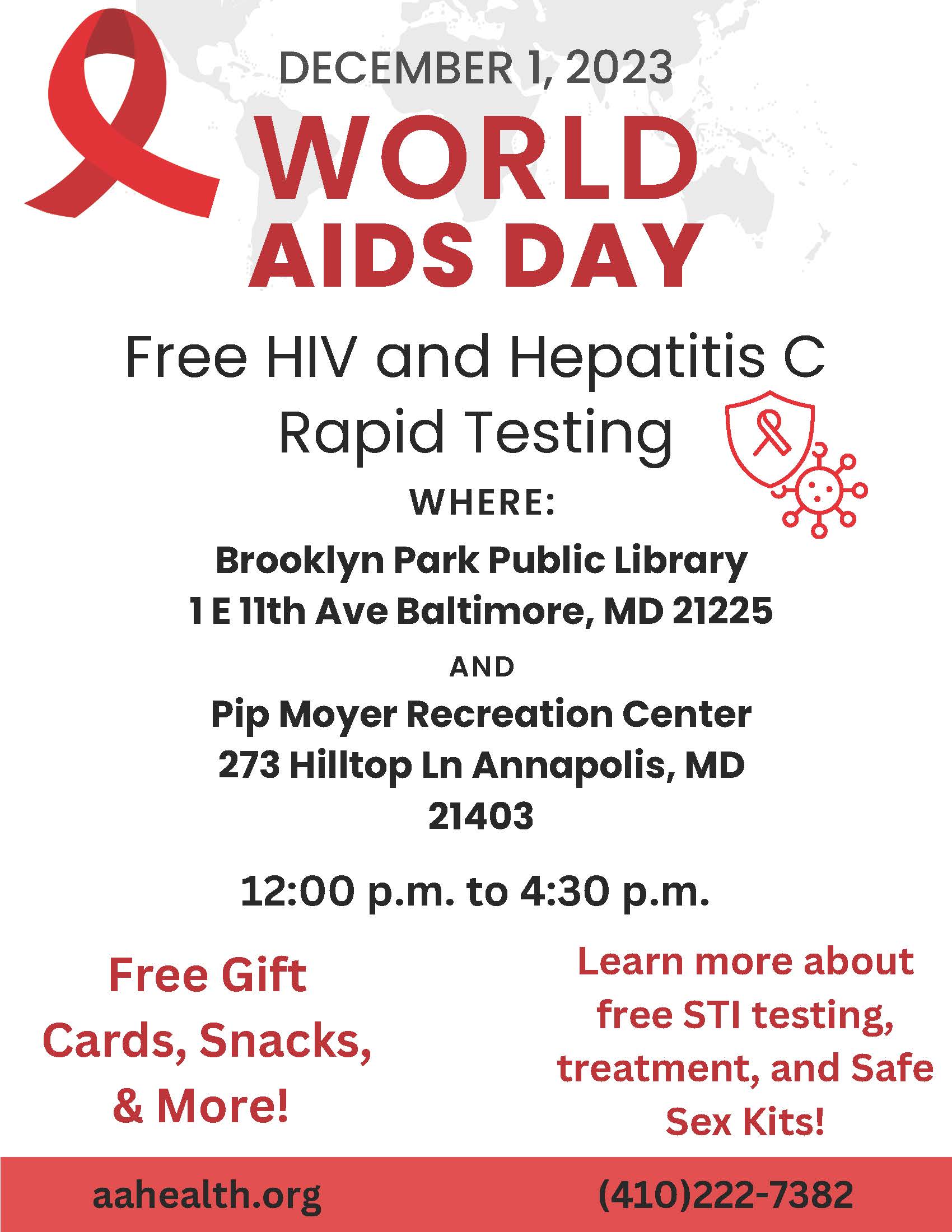 World AIDS Day Testing Event