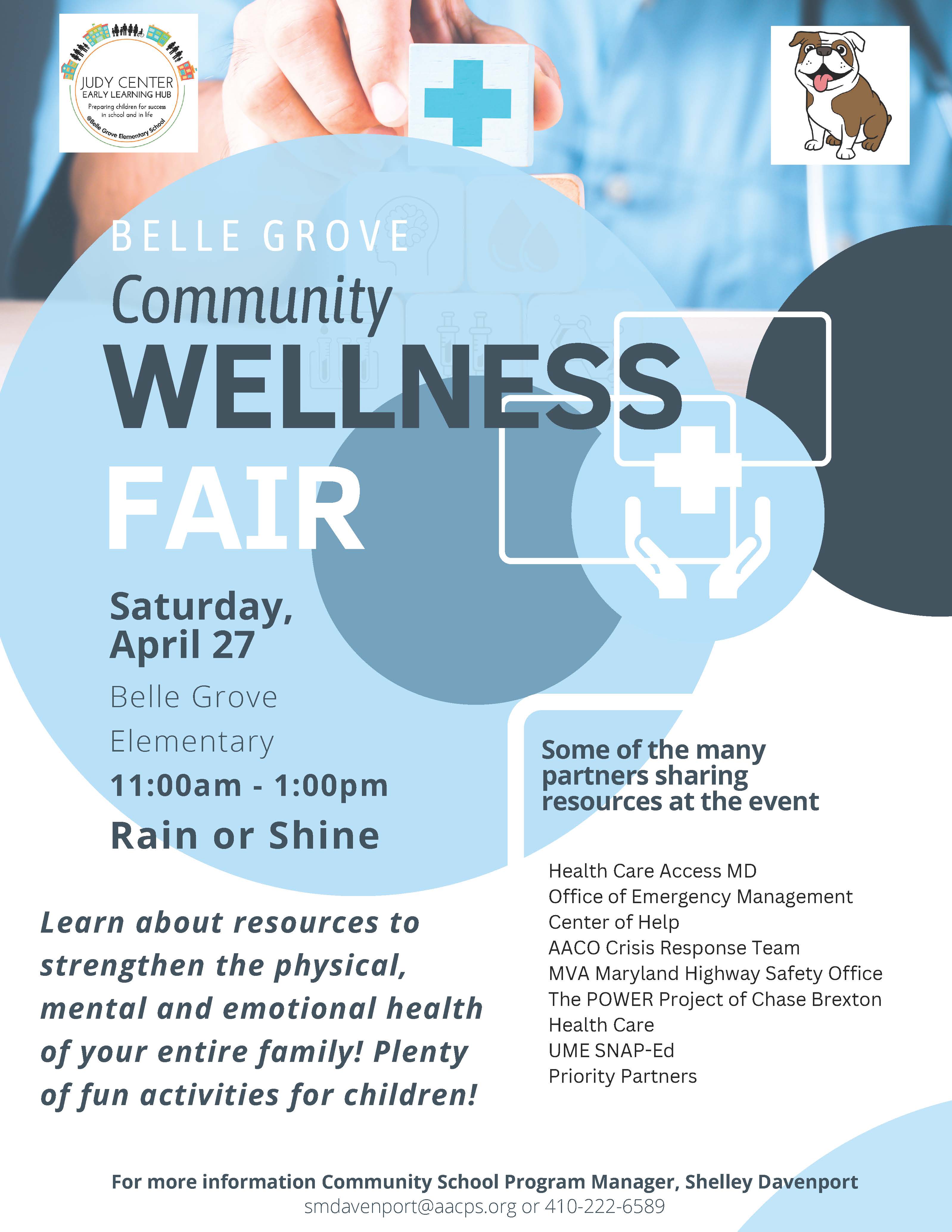 Belle Grove Community Wellness Fair - Saturday April 27