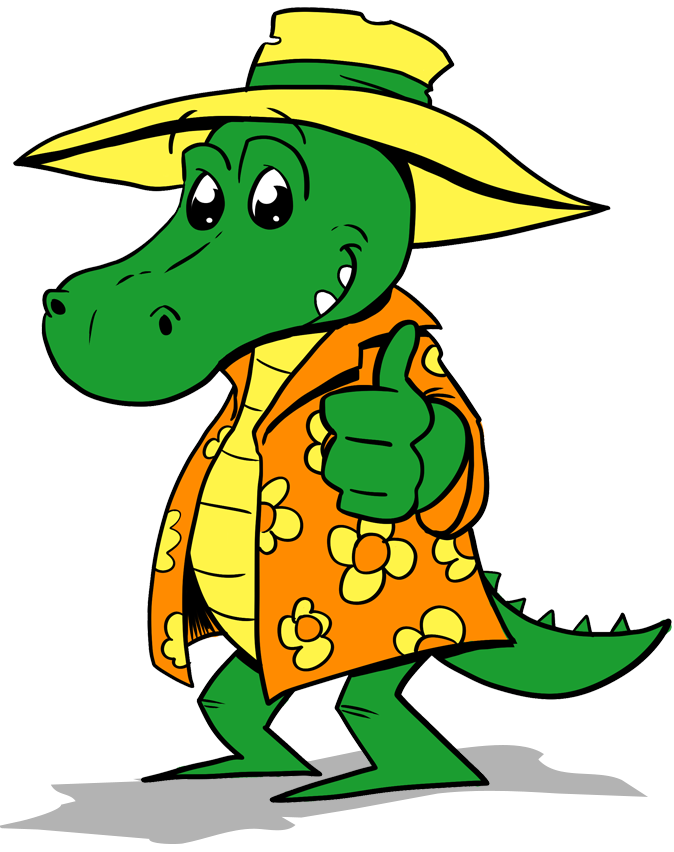 Alex the Alligator Thumbs Up