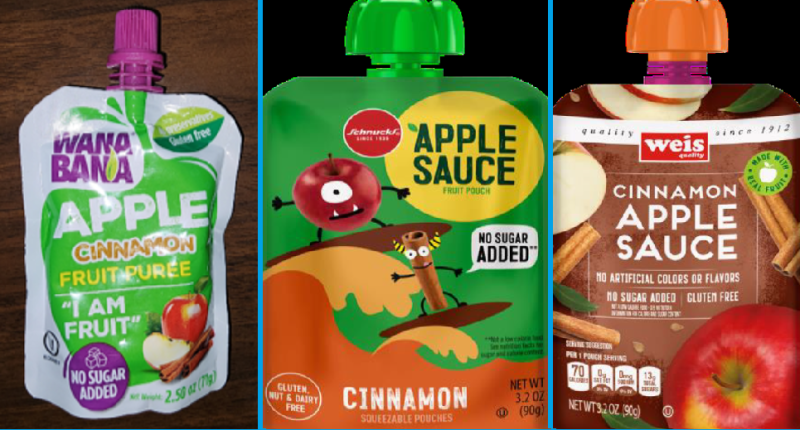 Cinnamon Applesauce Packet Recalls