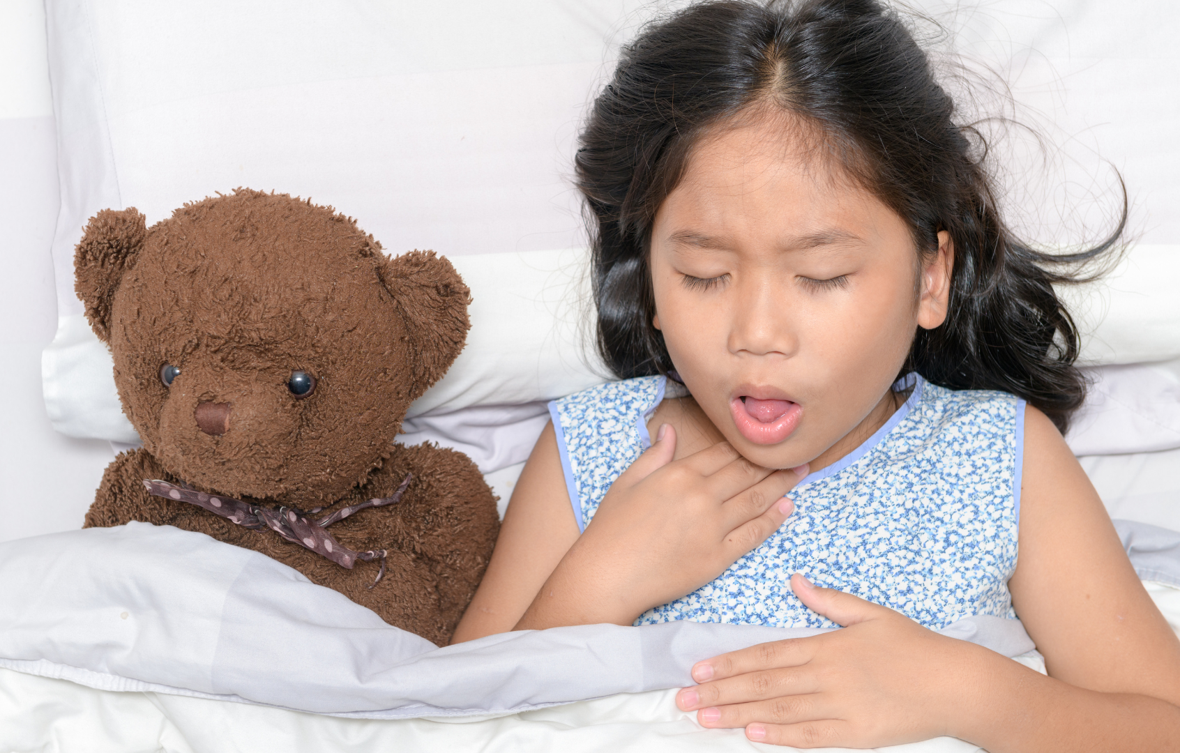 Coughing girl