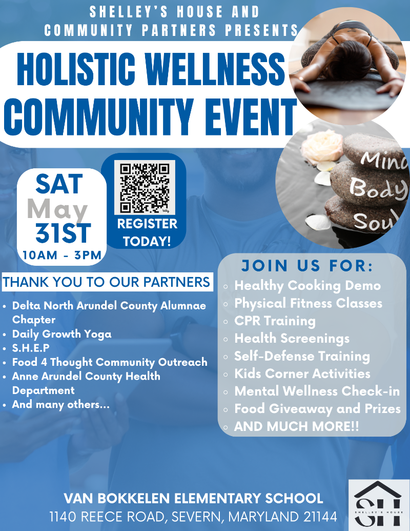 Holistic Wellness Community Event - Saturday May 31st