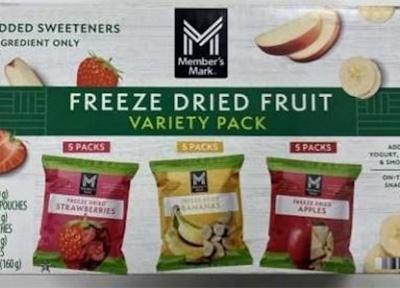 Member’s Mark Freeze Dried Fruit Variety Recalled for Listeria
