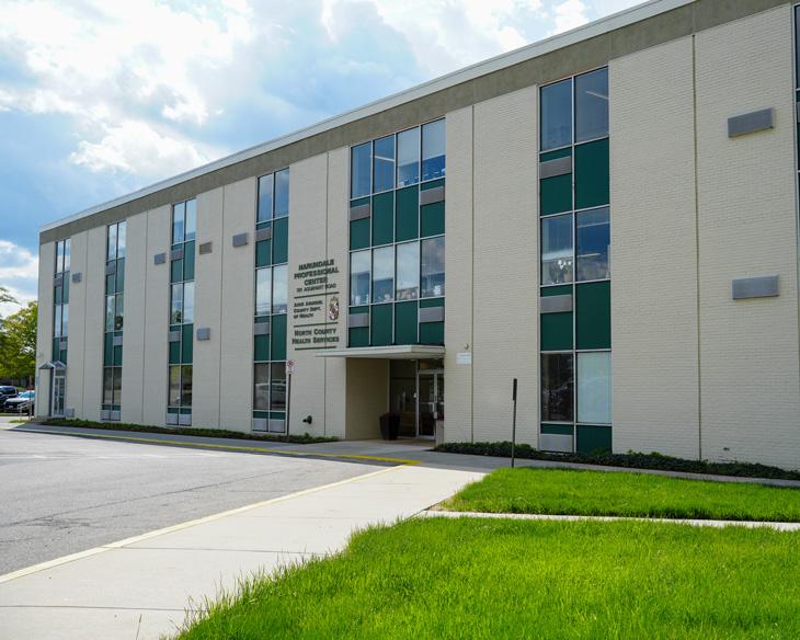 Photo of the North County Health Services building
