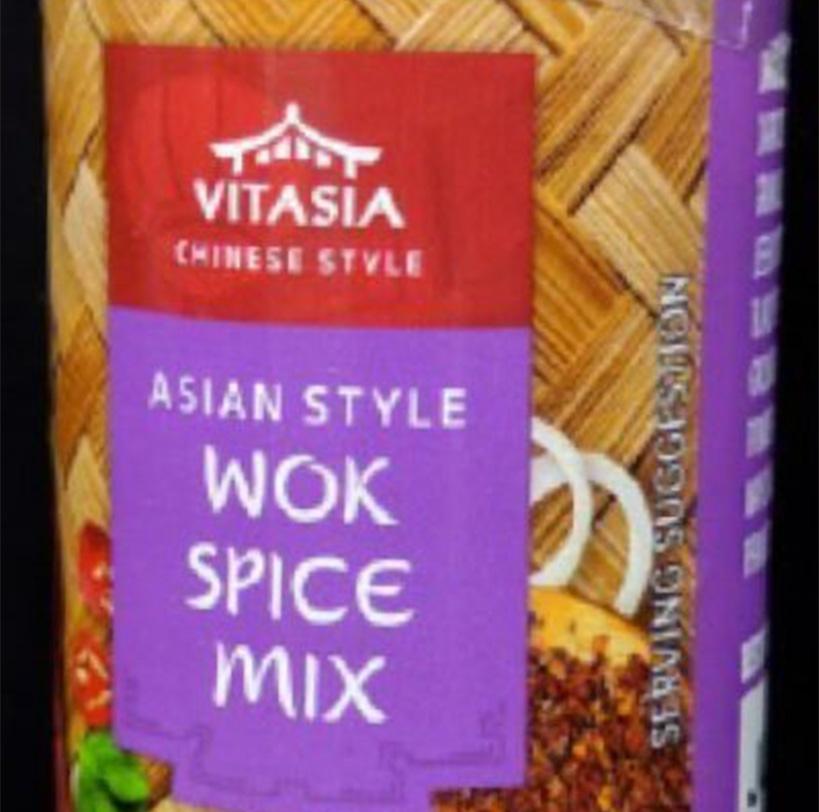 A Label for Vitasia Asian Style Wok Spice Mix