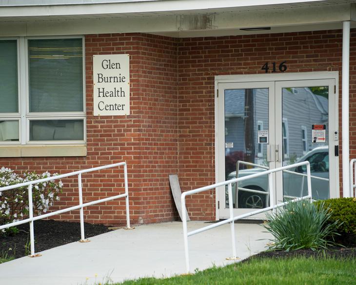 Photo of the Glen Burnie Health Center build entrance
