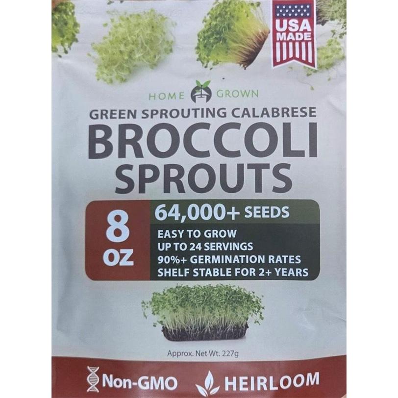 Home Grown Broccoli Sprouts Package
